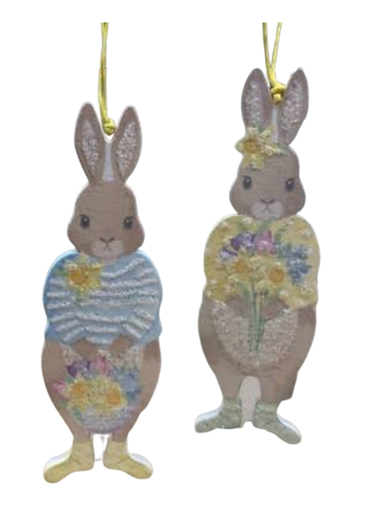 Add a touch of sparkle to your Easter celebrations with this dazzling Glitter Easter Bunny decoration by Gisela Graham. Covered in shimmering glitter, this charming bunny silhouette catches the light beautifully, creating a truly festive feel. It's perfect for hanging on a decorative Easter tree, adding to a seasonal centrepiece, or popping into an Easter basket for a little extra magic. A wonderful, sparkly token to bring some extra shine to your springtime festivities.